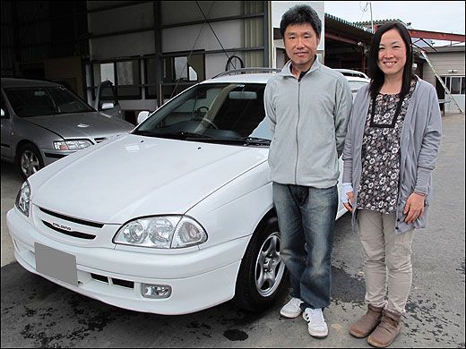 車もとても調子が良くきれいで本当に良い買い物ができたと喜んでいます。